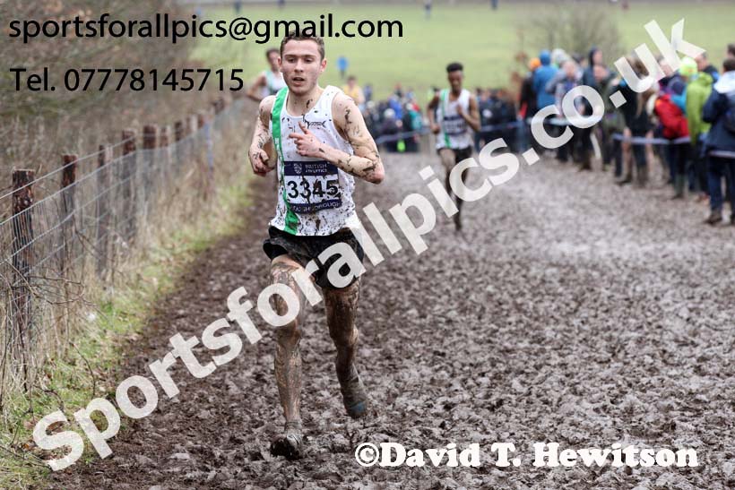 Mens under-17s 2018 British Inter Counties Cross Country Champs., Prestwold Hall, Loughborough. Photo: David T. Hewitson/Sports for All Pics